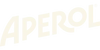 Aperol primary logo in cream.